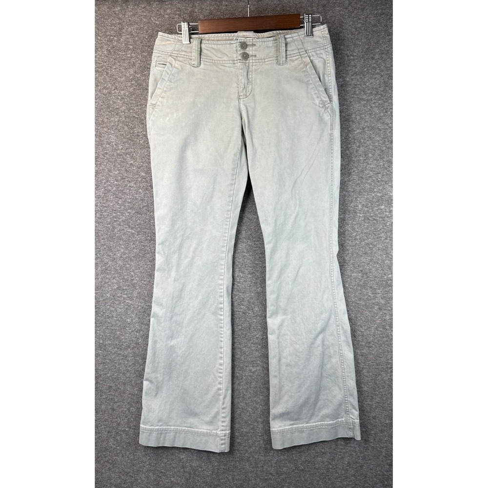 American Eagle Favorite‎ Pant AE-02 Khaki Bootcut Low Rise Womens Size 4 2000's